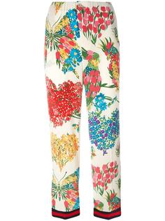 пижамные брюки с принтом Corsage Gucci