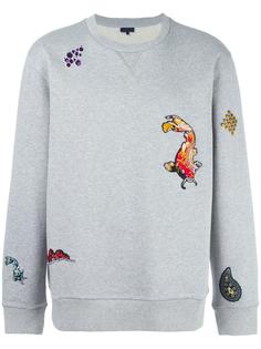 embroidered fish detail sweatshirt Lanvin