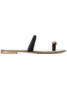 сандалии с отделкой стразами Giuseppe Zanotti Design