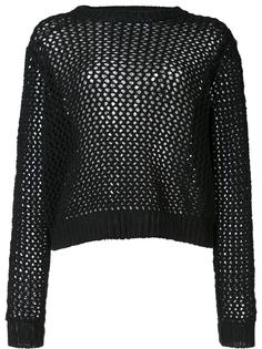 свитер со шнуровкой на рукавах Derek Lam 10 Crosby
