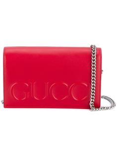 сумка через плечо с логотипом Gucci