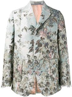 жаккардовый блейзер с цветочным узором Gucci