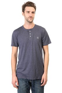 Футболка Huf Classic H Henley Navy Heather