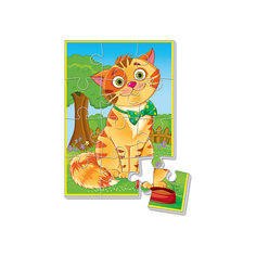Мягкие пазлы  А5 "Котик", Vladi Toys