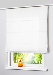 Римская штора Уни, петли (белоснежный) Bonprix