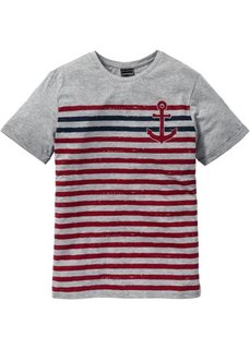 Футболка Slim Fit (белый) Bonprix