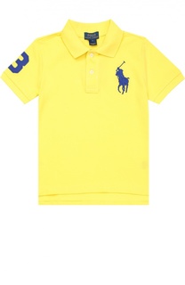 Хлопковое поло с короткими рукавами Polo Ralph Lauren