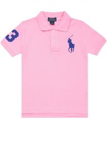 Хлопковое поло с короткими рукавами Polo Ralph Lauren