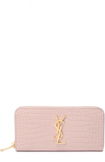 Бумажник Monogram на молнии Saint Laurent