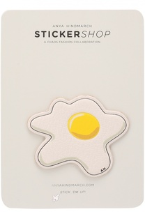 Кожаный стикер Egg Anya Hindmarch