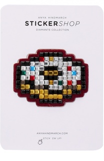 Стикер Doughnut Diamante из замши Anya Hindmarch