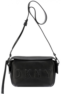 Сумка на молнии с логотипом бренда DKNY