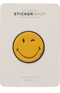 Кожаный стикер Wink Anya Hindmarch