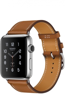 Apple Watch Hermès Series 2 42mm Stainless Steel Case с кожаным ремешком Simple Tour цвета Fauve Apple