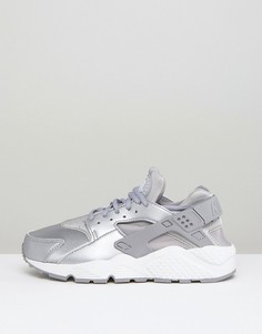 Серебристые кроссовки для бега Nike Air Huarache - Мульти