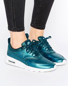 Зеленовато-синие кроссовки с эффектом металлик Nike Air Max Thea - Мульти