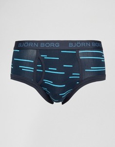 Темно-синие трусы с принтом Bjorn Borg - Темно-синий