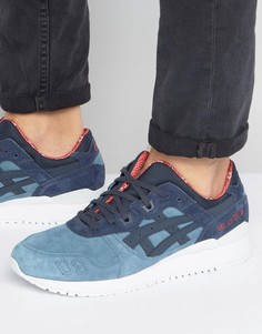 Кроссовки с новогодней отделкой Asics Gel-Lyte III H6X4L 4650 - Синий