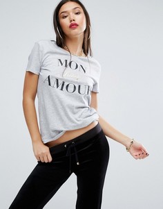 Футболка Juicy Couture Amour - Серый