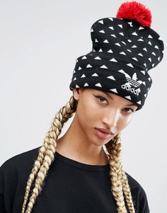 Шапка-бини с принтом и помпоном adidas Originals X Pharrell Williams - Мульти