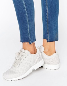 Серые кроссовки adidas Originals Flux - Розовый