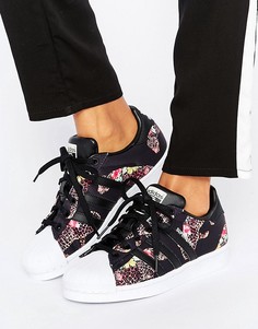 Кроссовки с леопардовым принтом adidas Originals X Farm - Мульти