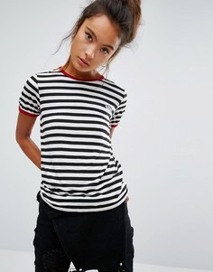 Футболка в полоску Vans Ringer - Мульти