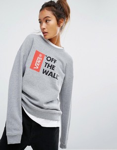 Свитшот с логотипом Vans Anthem - Серый
