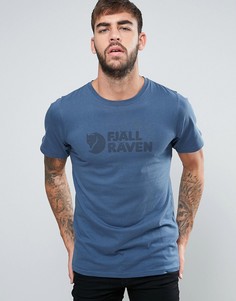 Синяя футболка Fjallraven - Синий