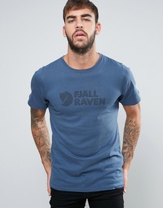 Синяя футболка Fjallraven - Синий