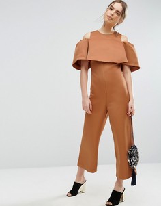 Комбинезон с открытыми плечами ASOS - Коричневый