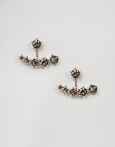 Серьги-подвески с камнями ASOS - Медный