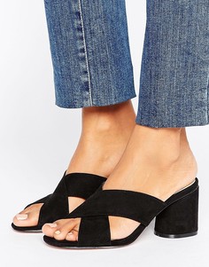 Сабо на каблуке ASOS HIPPY - Черный