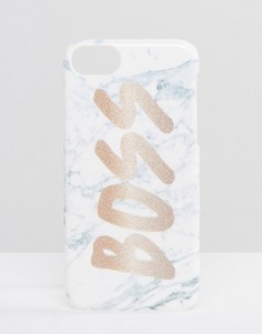 Чехол для iPhone 6/6S/7 с мраморным эффектом и принтом Boss Skinnydip - Мульти
