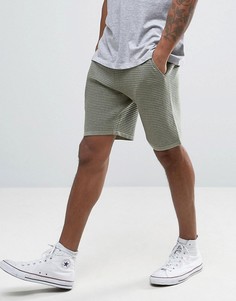 Шорты из вафельного трикотажа ASOS - Зеленый