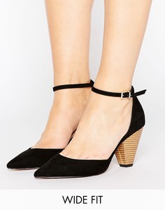 Туфли на каблуке для широкой стопы ASOS OLIVIA - Черный