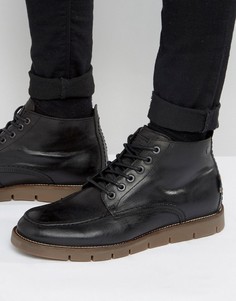 Кожаные ботинки на теплой подкладке Jack &amp; Jones Kingston - Черный