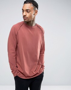 Oversize-свитшот с длинными рукавами реглан ASOS - Красный