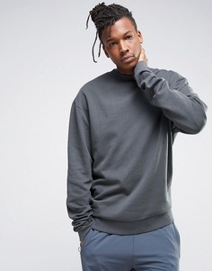 Удлиненный свободный свитшот с супердлинными рукавами ASOS - Зеленый