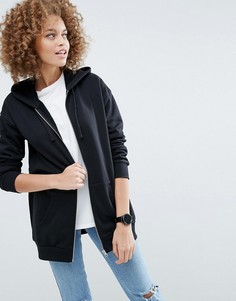 Oversize-худи на молнии ASOS Ultimate - Черный