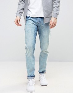 Синие узкие выбеленные джинсы ASOS - Синий