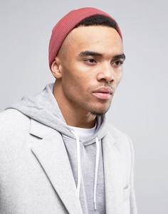 Розовая шапка-бини ASOS - Розовый