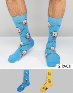 2 пары носков с Симпсонами ASOS - Мульти