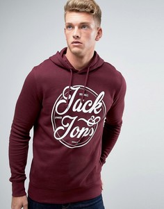 Худи с логотипом Jack &amp; Jones - Красный