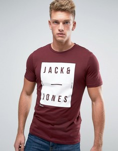 Футболка с принтом Jack &amp; Jones - Красный
