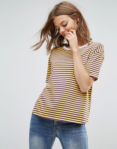 Свободная футболка в полоску ASOS - Мульти