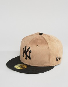 Кепка без регулируемого ремешка сзади New Era 59Fifty NY Yankees - Коричневый