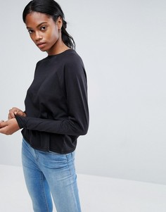 Свободная футболка ASOS - Черный