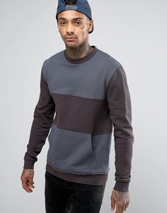 Свитшот со вставками ASOS - Черный