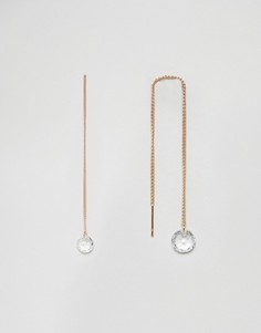 Серьги-цепочки с подвеской ASOS - Золотой